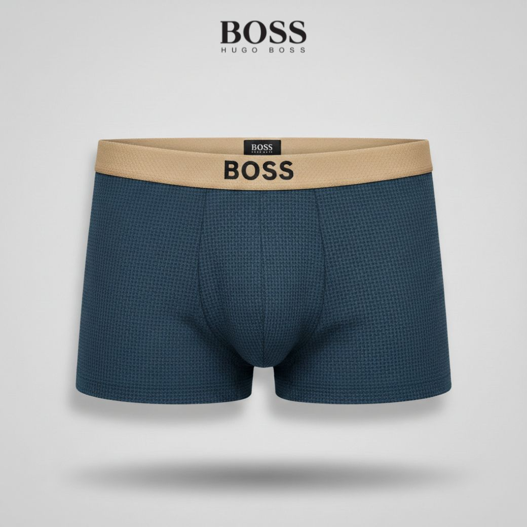 BOSS – Waffel-Boxershorts 4er-Pack