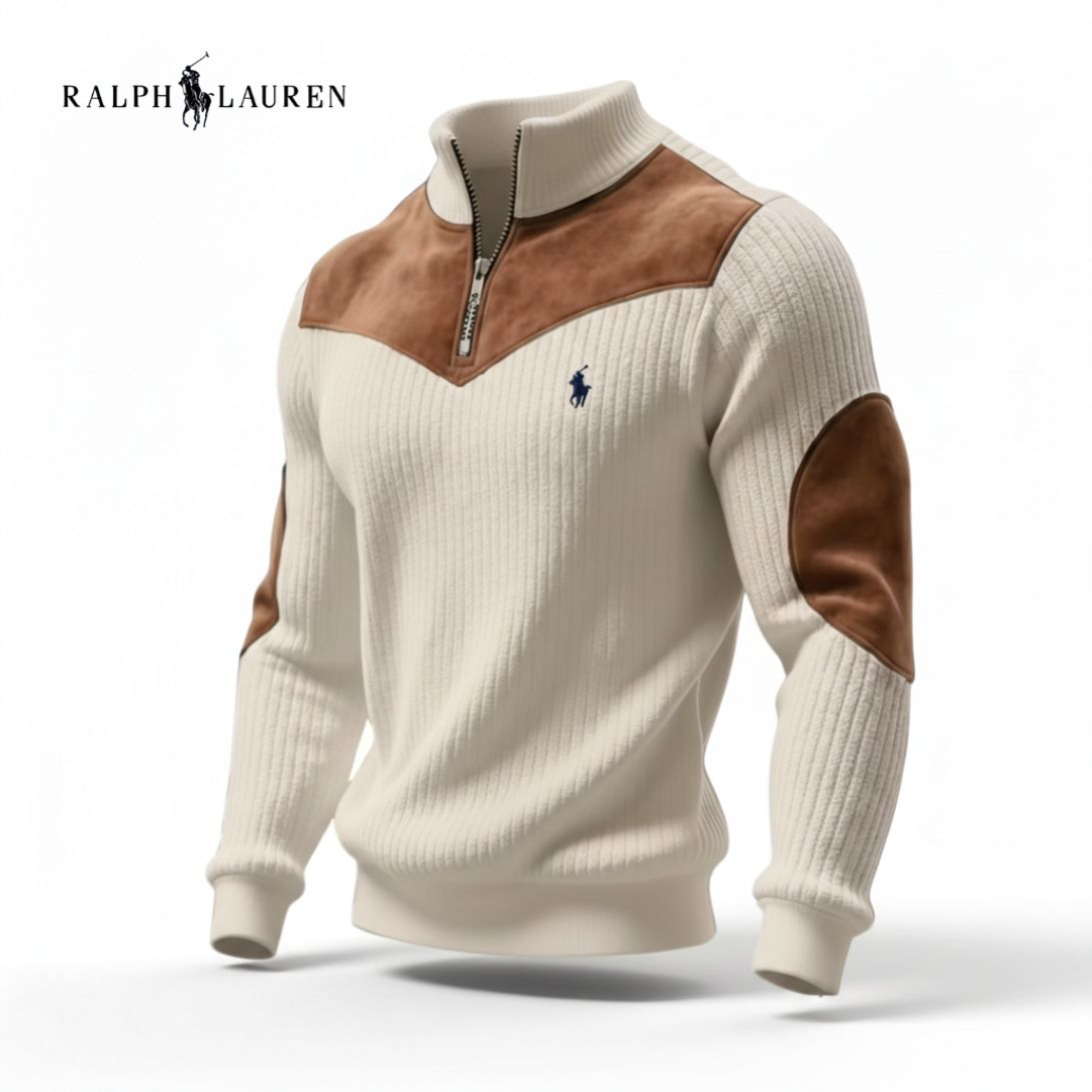 RALPH LAUREN – Rippstrick-Half-Zip-Pullover