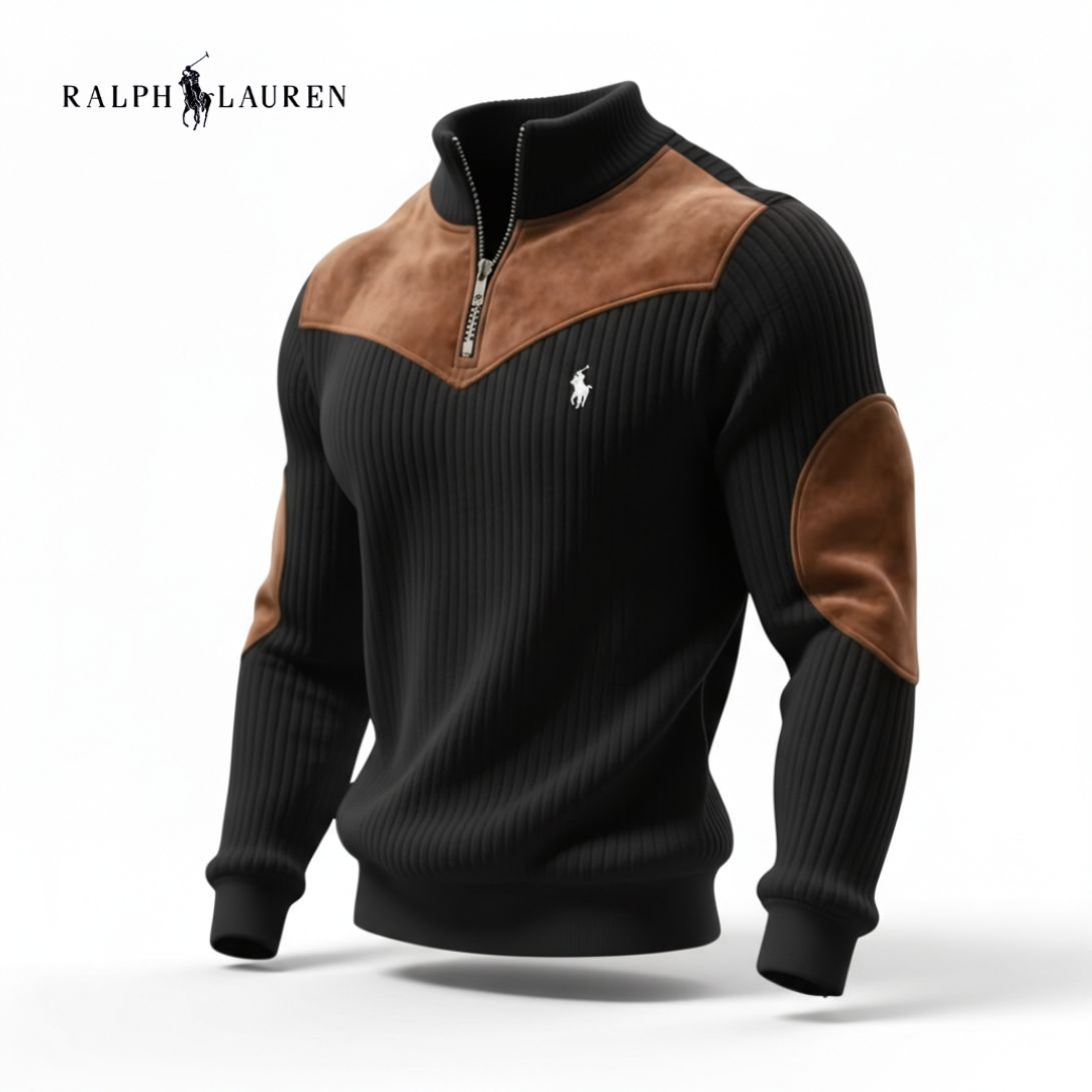 RALPH LAUREN – Rippstrick-Half-Zip-Pullover