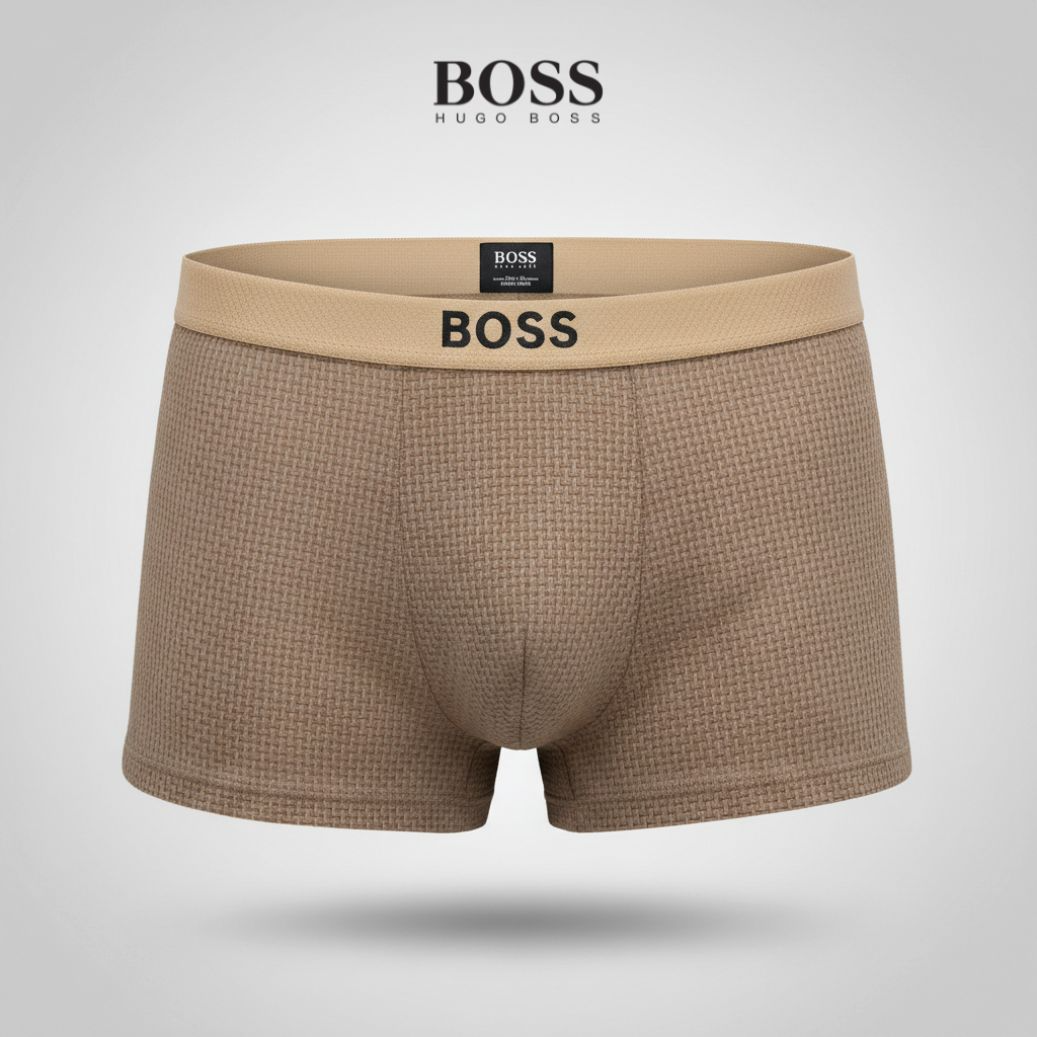 BOSS – Waffel-Boxershorts 4er-Pack