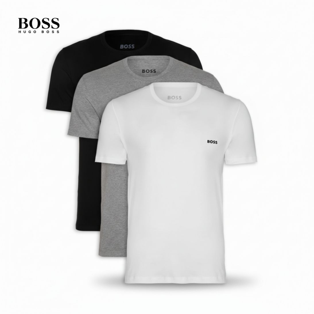 BOSS – Basic T-Shirts 3-Pack