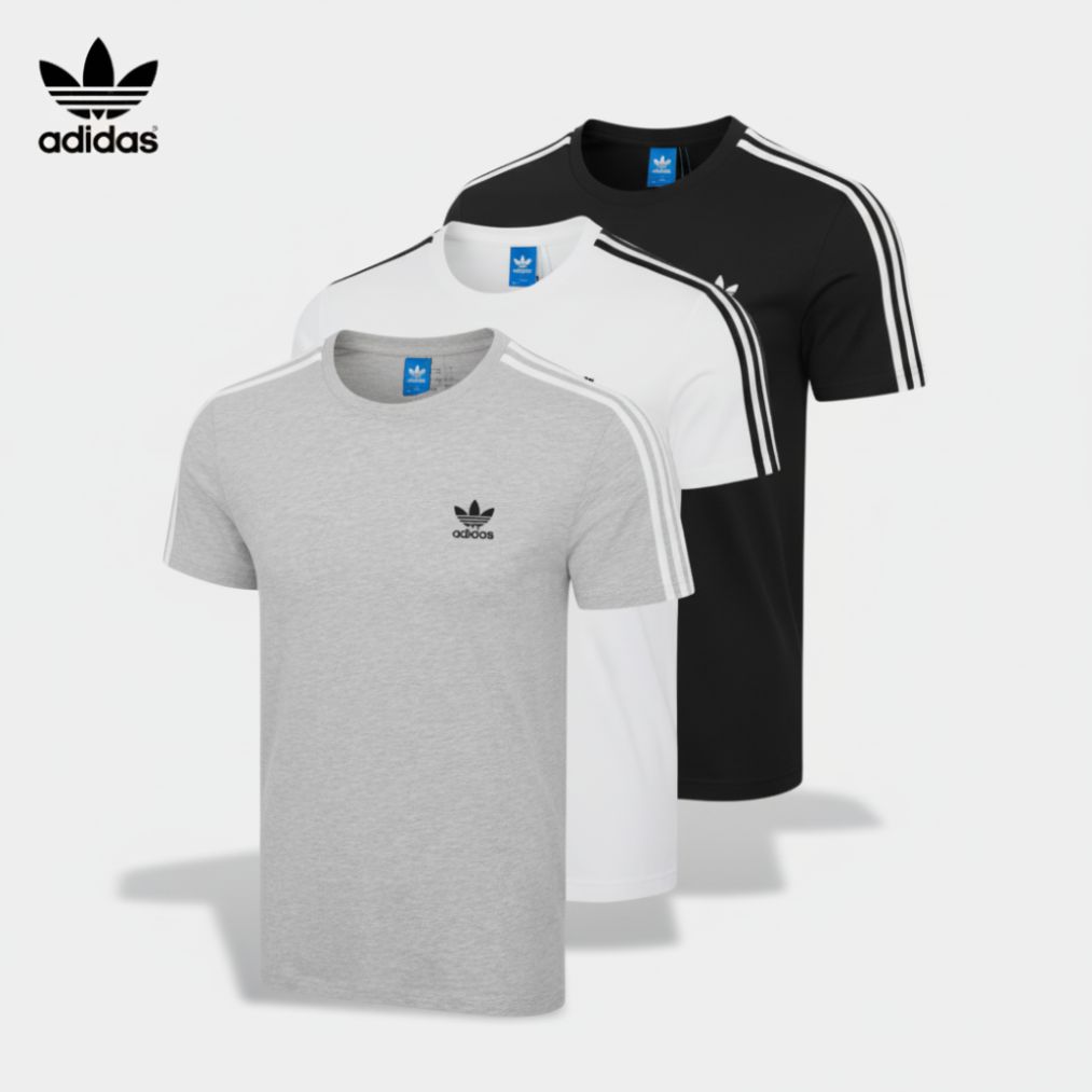 ADIDAS – Basic T-Shirts 3er-Pack